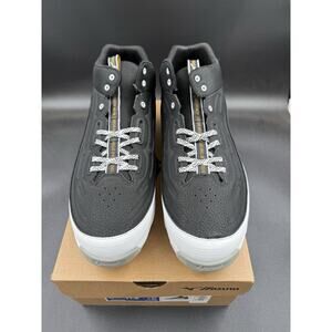 Mizuno 9 Spike Ambition 3 Baseball Metal Cleats BLk/White Size Men 11.5 (NEW)